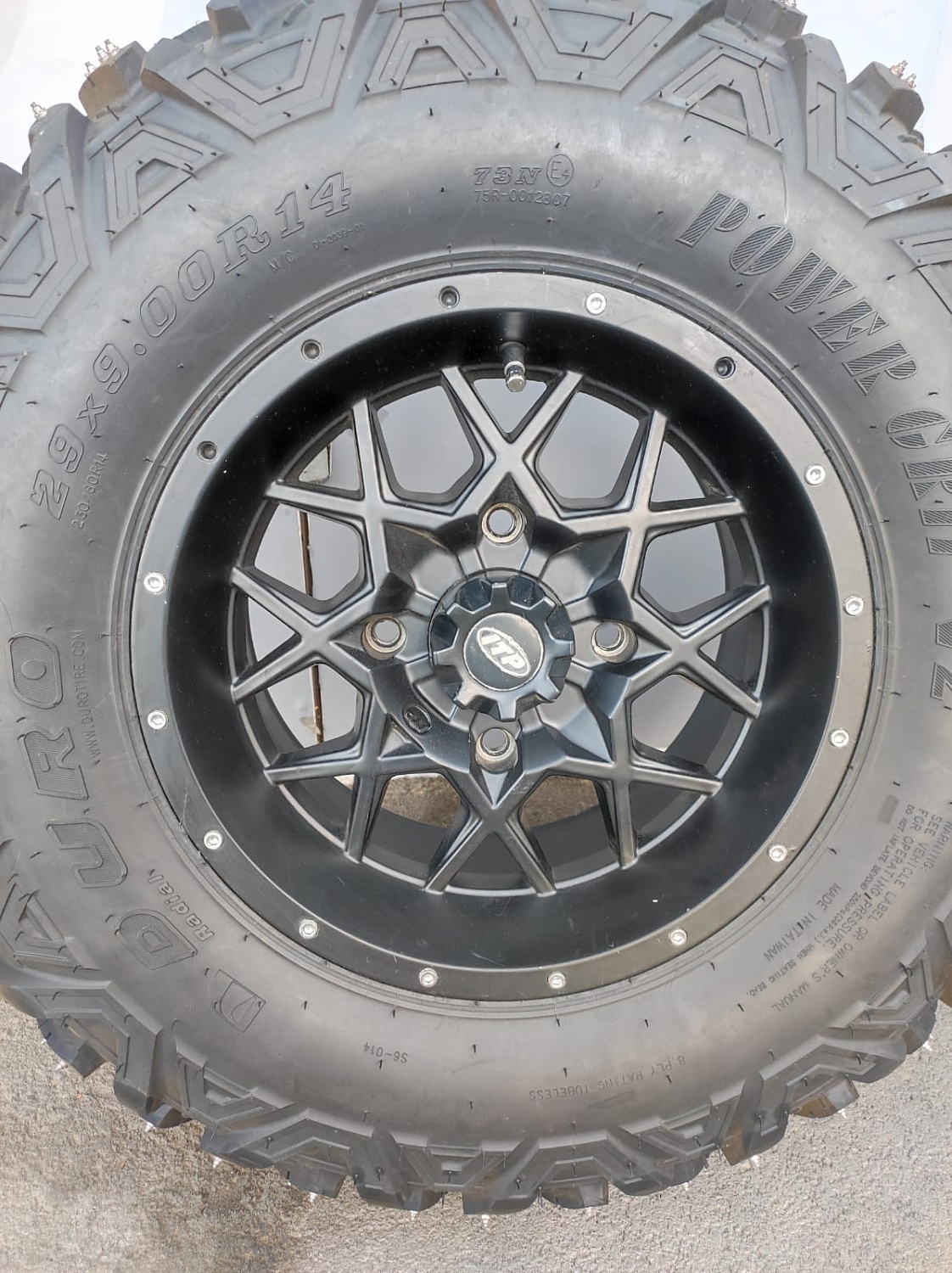 Колёса ITP R14 резина duro power grip2 29x9.0R14 4шт бу